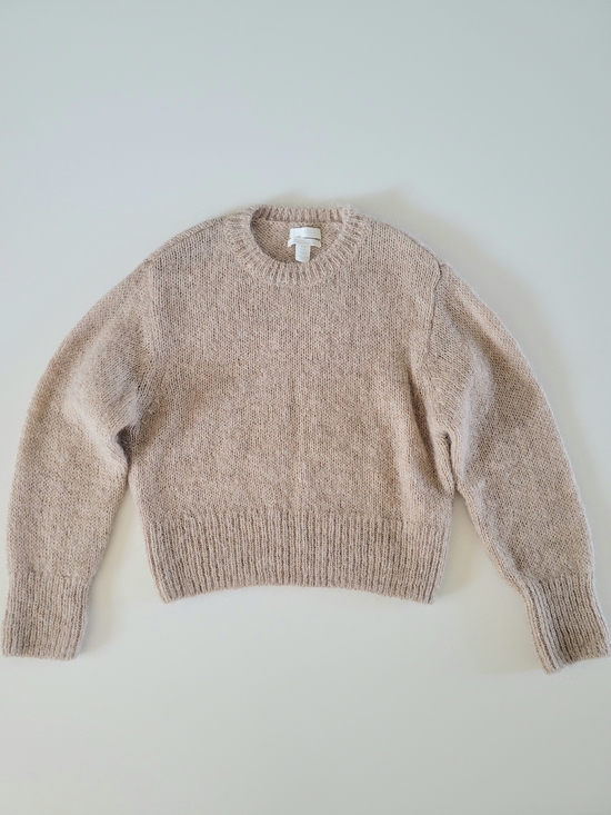 H&M Sweaters - H&M Wool/Alpaca Blend Crew Neck Long Sleeve Taupe Sweater, XS
